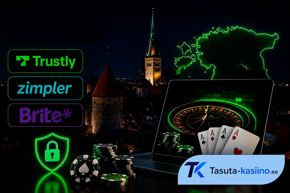 pay n play kasiinode makseviisid trustly, zimpler ja brite